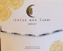 Load image into Gallery viewer, Deep Dive Beaded Anklet
