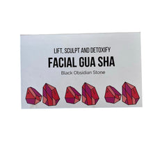 Load image into Gallery viewer, Black Obsidian Gua Sha Face Tool
