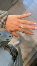 Load image into Gallery viewer, Rectangle Lapis Lazuli Gold Ring
