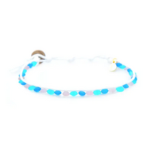 Load image into Gallery viewer, Moon Jellyfish Sea Glass Anklet
