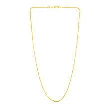 Load image into Gallery viewer, 14k Yellow Gold Sparkle Chain 1.5mm
