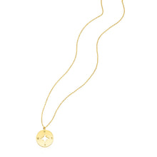 Load image into Gallery viewer, 14K Yellow Gold Necklace with Compass
