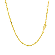 Load image into Gallery viewer, 10k Yellow Gold Sparkle Chain 1.5mm
