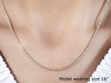 Load image into Gallery viewer, 10k Yellow Gold Sparkle Chain 1.5mm
