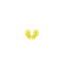 Load image into Gallery viewer, 14k Yellow Gold Ball Earrings with Faceted Texture
