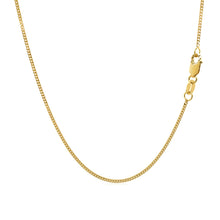 Load image into Gallery viewer, 10k Yellow Gold Gourmette Chain 1.0mm
