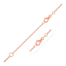 Load image into Gallery viewer, Extendable Cable Chain in 14k Rose Gold (1.2mm)
