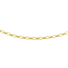 Load image into Gallery viewer, 3.2mm 14k Yellow Gold Oval Rolo Chain
