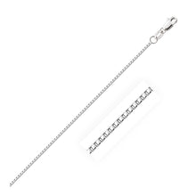 Load image into Gallery viewer, 10k White Gold Octagonal Box Chain 1.2mm
