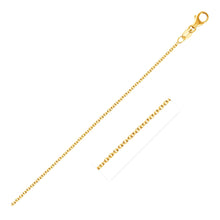 Load image into Gallery viewer, 14k Yellow Gold Round Cable Link Chain 1.5mm
