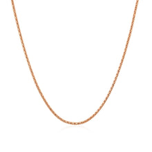 Load image into Gallery viewer, 14k Rose Gold Adjustable Popcorn Chain 1.3mm
