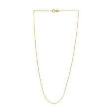 Load image into Gallery viewer, Adjustable Cable Chain in 14k Yellow Gold (1.0mm)-1
