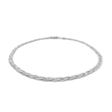 Load image into Gallery viewer, 3.5mm 14k White Gold Braided Bracelet
