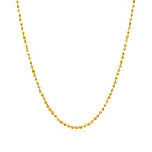 Load image into Gallery viewer, 18k Yellow Gold Bead Chain 1.5mm-2
