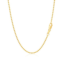 Load image into Gallery viewer, 18k Yellow Gold Bead Chain 1.5mm-3
