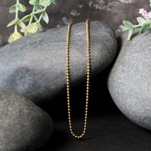 Load image into Gallery viewer, 18k Yellow Gold Bead Chain 1.5mm-4
