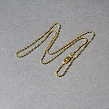 Load image into Gallery viewer, 18k Yellow Gold Bead Chain 1.5mm-5
