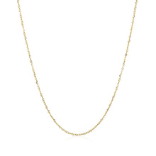 Load image into Gallery viewer, 10k Yellow Gold Singapore Chain 0.8mm
