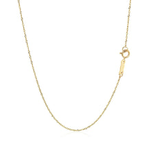 Load image into Gallery viewer, 10k Yellow Gold Singapore Chain 0.8mm
