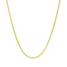 Load image into Gallery viewer, 14k Yellow Gold Franco Chain 1.2mm
