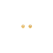 Load image into Gallery viewer, 14k Yellow Gold Polished Round Stud Earrings
