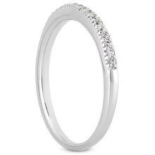 Load image into Gallery viewer, 14k White Gold Fancy Engraved Pave Diamond Wedding Ring Band
