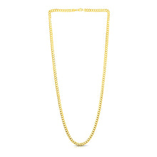 Load image into Gallery viewer, 4.7mm 14k Yellow Gold Solid Curb Chain
