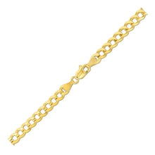 Load image into Gallery viewer, 4.7mm 14k Yellow Gold Solid Curb Chain
