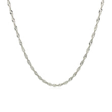 Load image into Gallery viewer, 10k White Gold Singapore Chain 1.5mm
