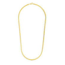 Load image into Gallery viewer, 3.9mm 14k Yellow Gold Square Franco Chain
