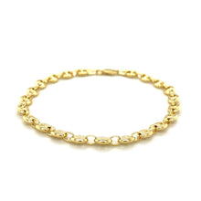 Load image into Gallery viewer, 4.7mm 14k Yellow Gold Puffed Mariner Link Bracelet
