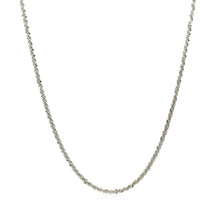 Load image into Gallery viewer, 14k White Gold Sparkle Chain 1.5mm
