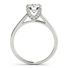 Load image into Gallery viewer, 14k White Gold Diamond Engagement Ring With Cathedral Design (1 1/3 cttw)
