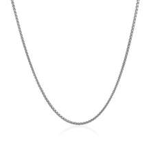 Load image into Gallery viewer, 18k White Gold Round Wheat Chain 1.4mm-1
