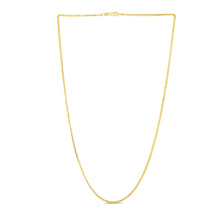 Load image into Gallery viewer, 14k 1.8mm Yellow Gold Square Wheat Chain
