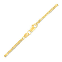 Load image into Gallery viewer, 14k 1.8mm Yellow Gold Square Wheat Chain
