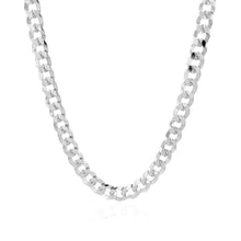 Load image into Gallery viewer, 5.7mm 14k White Gold Solid Curb Chain
