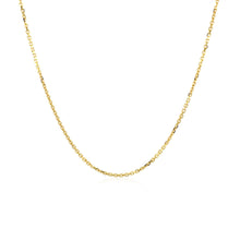 Load image into Gallery viewer, 10k Yellow Gold Adjustable Cable Chain 0.9mm
