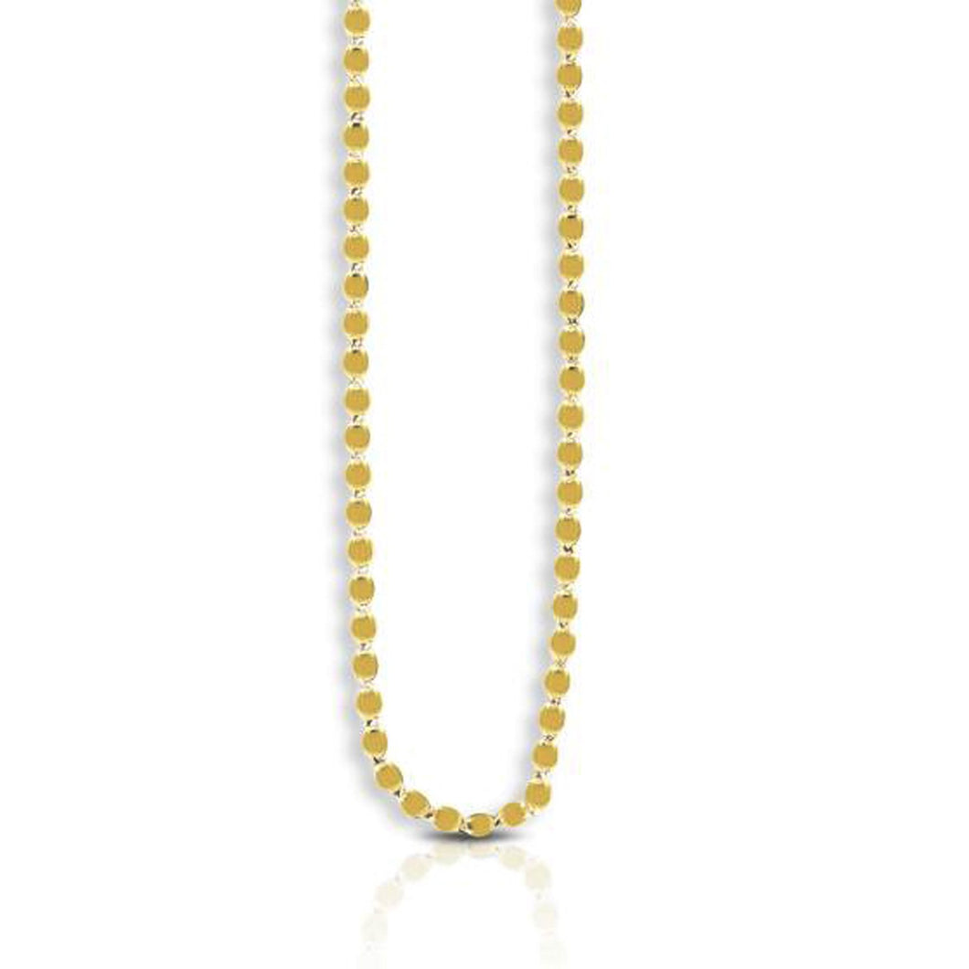 2.2mm 14k Yellow Gold Oval Mirror Chain-0