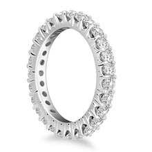 Load image into Gallery viewer, 14k White Gold Common Prong Round Diamond Eternity Ring
