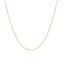 Load image into Gallery viewer, 14k Yellow Gold Cable Link Chain 0.5mm
