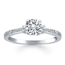 Load image into Gallery viewer, 14k White Gold Diamond Accent Engagement Ring
