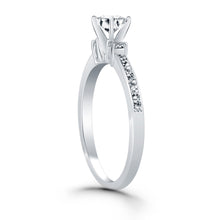 Load image into Gallery viewer, 14k White Gold Diamond Accent Engagement Ring
