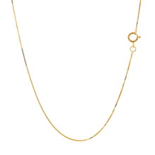 Load image into Gallery viewer, 14k Yellow Gold Classic Box Chain 0.45mm
