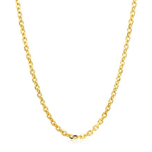 Load image into Gallery viewer, 2.6mm 18k Yellow Gold Diamond Cut Cable Link Chain-1
