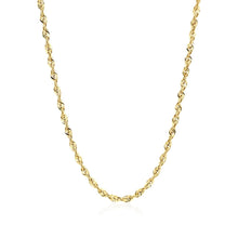 Load image into Gallery viewer, 2.5mm 10K Yellow Gold Lite Rope Chain-1
