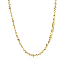 Load image into Gallery viewer, 2.5mm 10K Yellow Gold Lite Rope Chain-2
