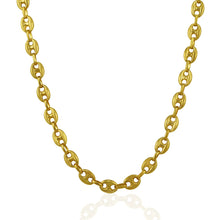 Load image into Gallery viewer, 6.9mm 14k Yellow Gold Puffed Mariner Link Chain
