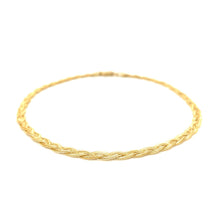 Load image into Gallery viewer, 3.5mm 14k Yellow Braided Foxtail Anklet
