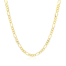 Load image into Gallery viewer, 2.8mm 14k Yellow Gold Solid Figaro Chain
